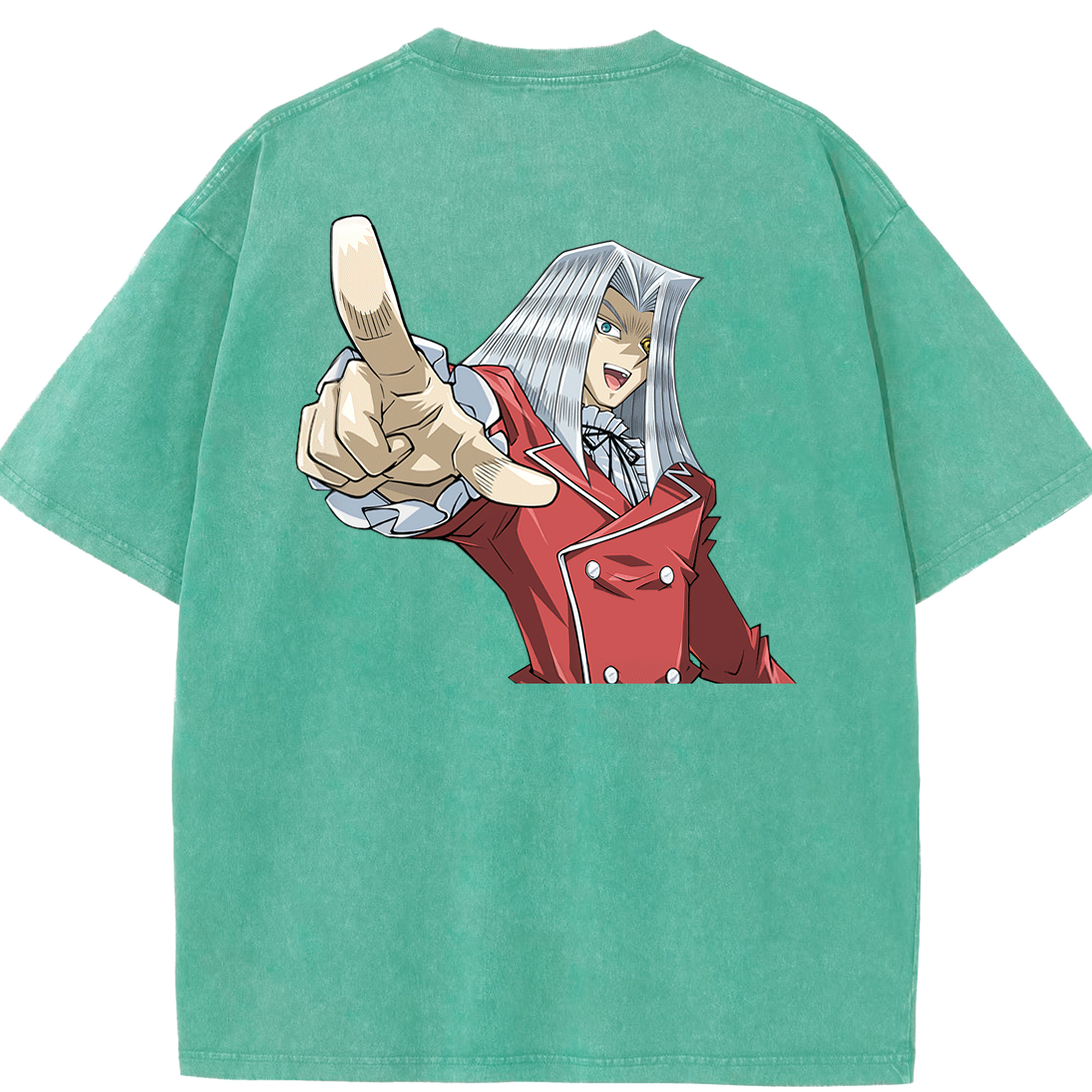 （画像用） 遊☆戯☆王 Yu-Gi-Oh! 綿100% ヴィンテージ風 半袖Tシャツ（背面プリント）